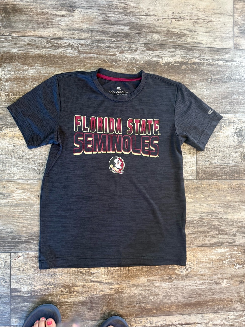 2 for $10 sale: Colosseum black gray Florida state Seminoles performance t-shirt